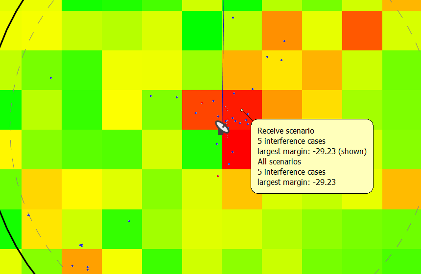 Example Site analysis map showing a detail Popup