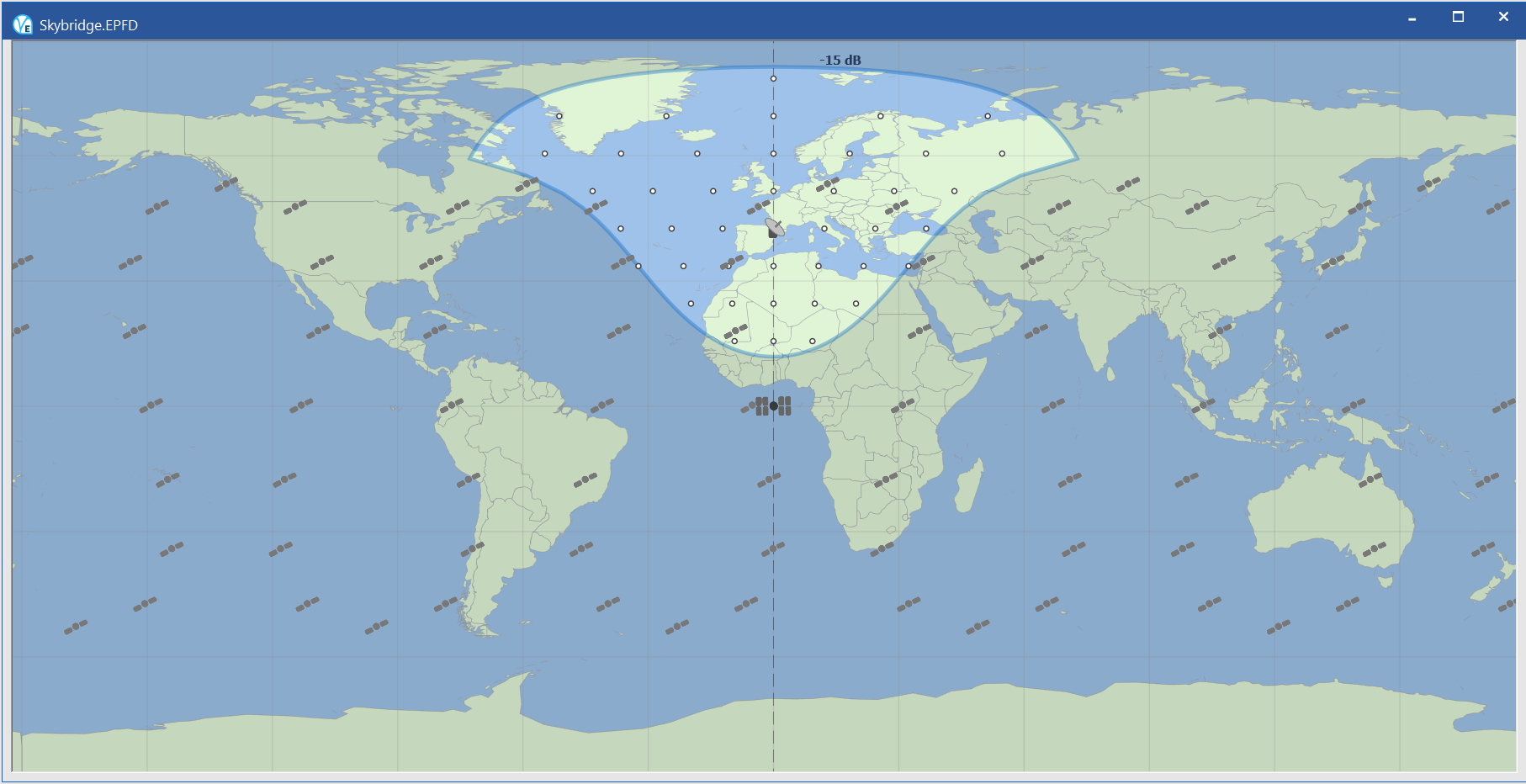 Figure 13: Scenario Window showing an EPFD(up) run