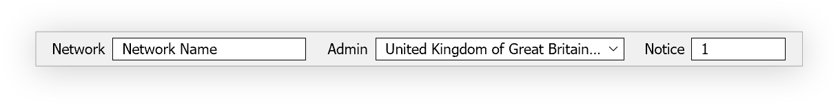 Setting Network Details