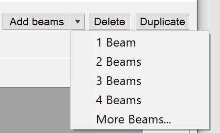 Add Beam Tools