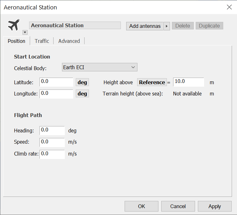 Aeronautical Station Position Page