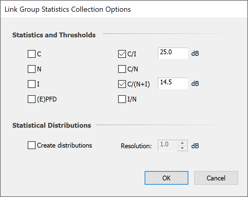 Configure Link Group Statistics