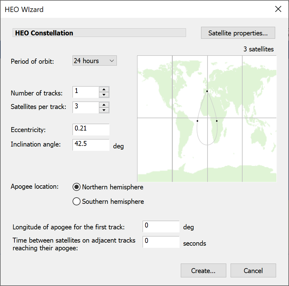 HEO Wizard Constellation Definition