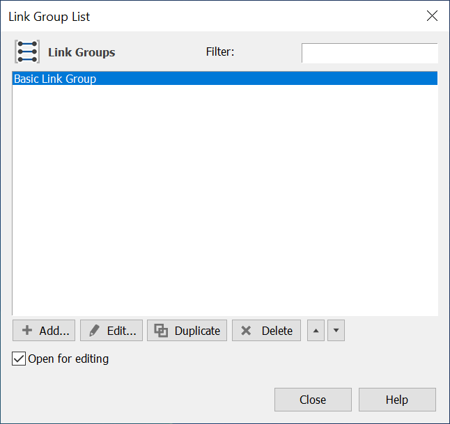 The Link Group List