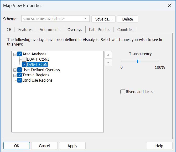 Modification of Overlay Transparency Level