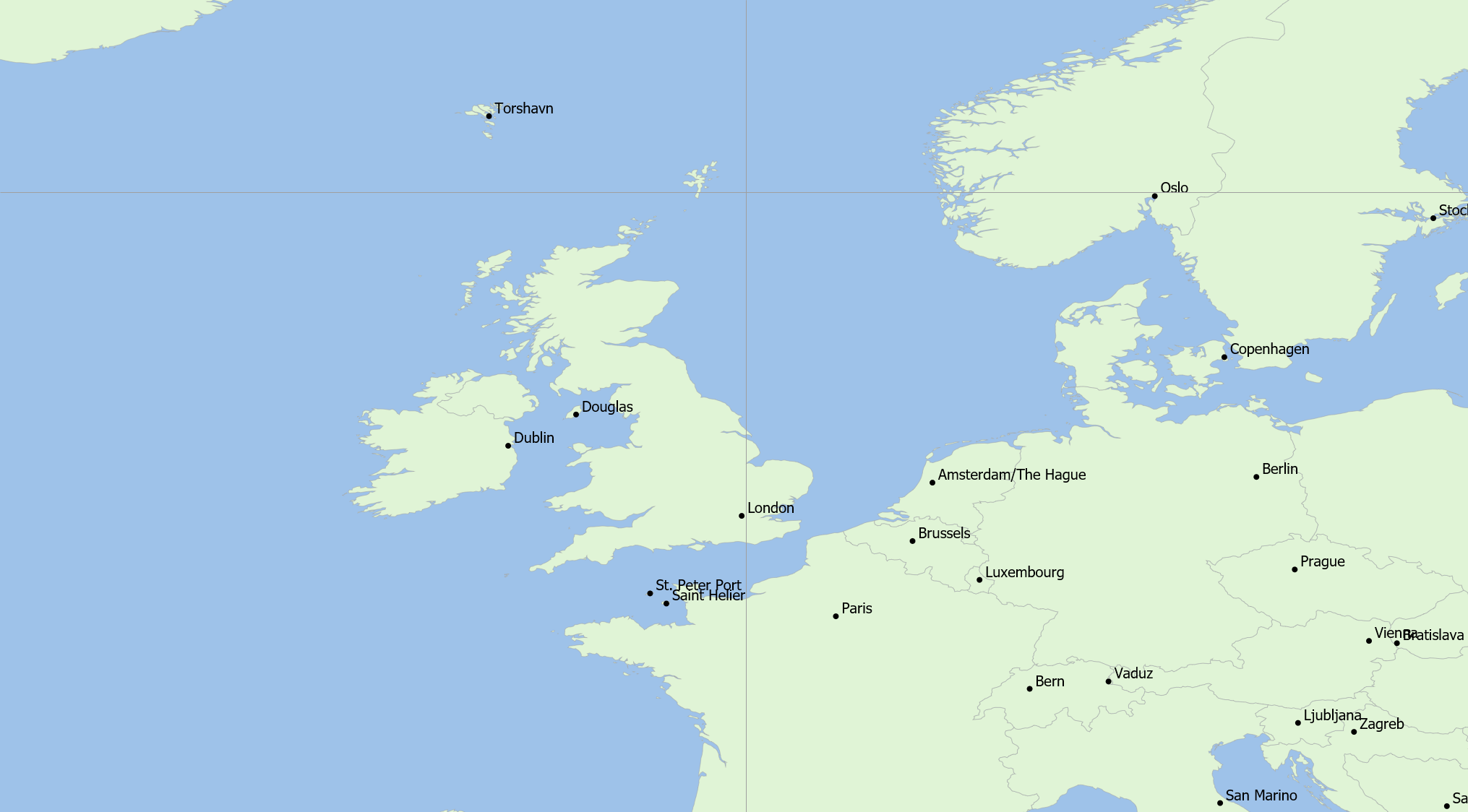 Points Overlay: Capital Cities