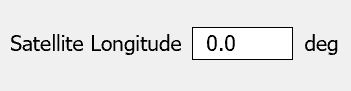 Setting the longitude