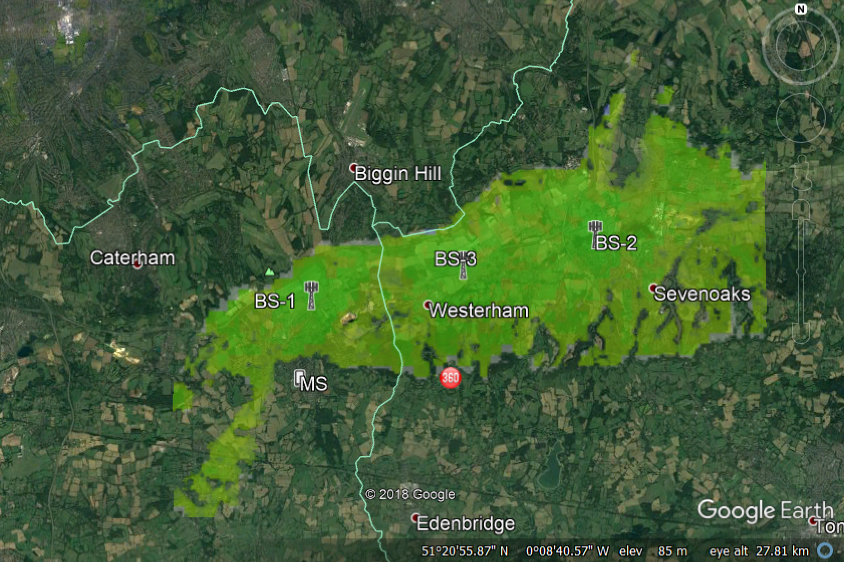 Area Analysis using Block Plot (Mobile Network Coverage)