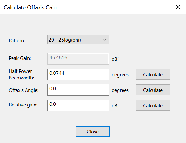 Calculate Relative Gain