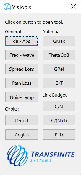 VisTools Interface