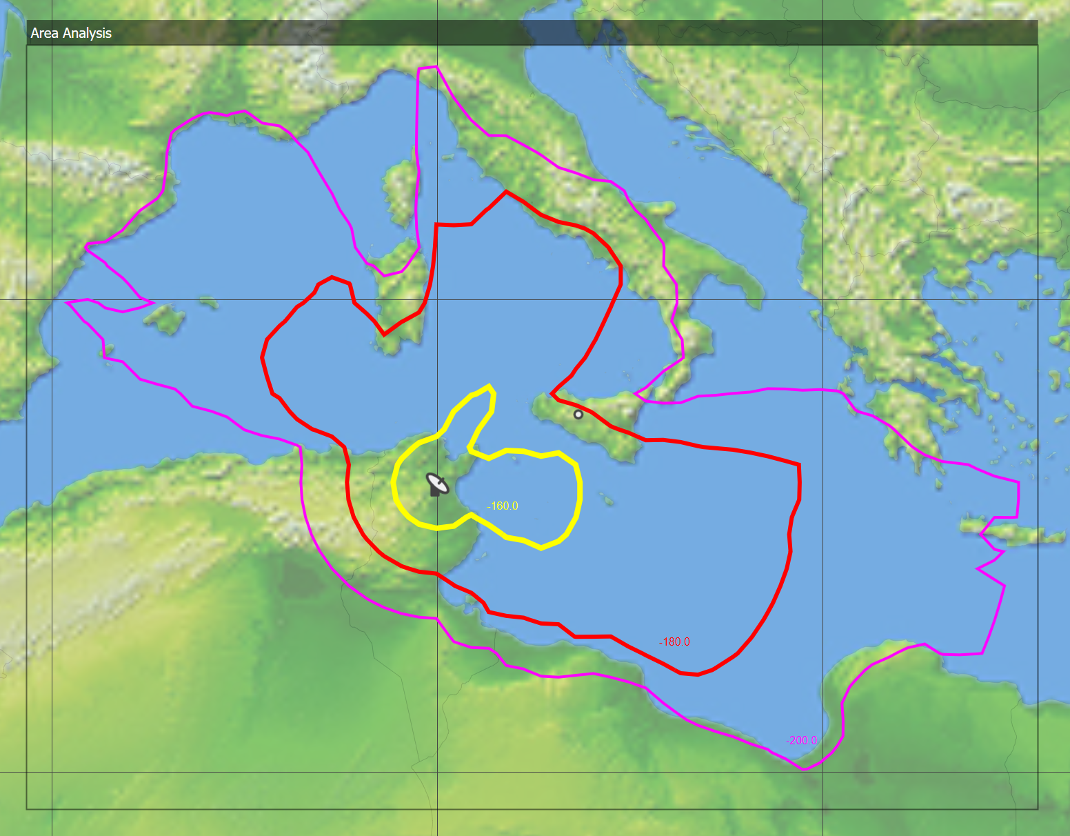 Area Analysis - Contours