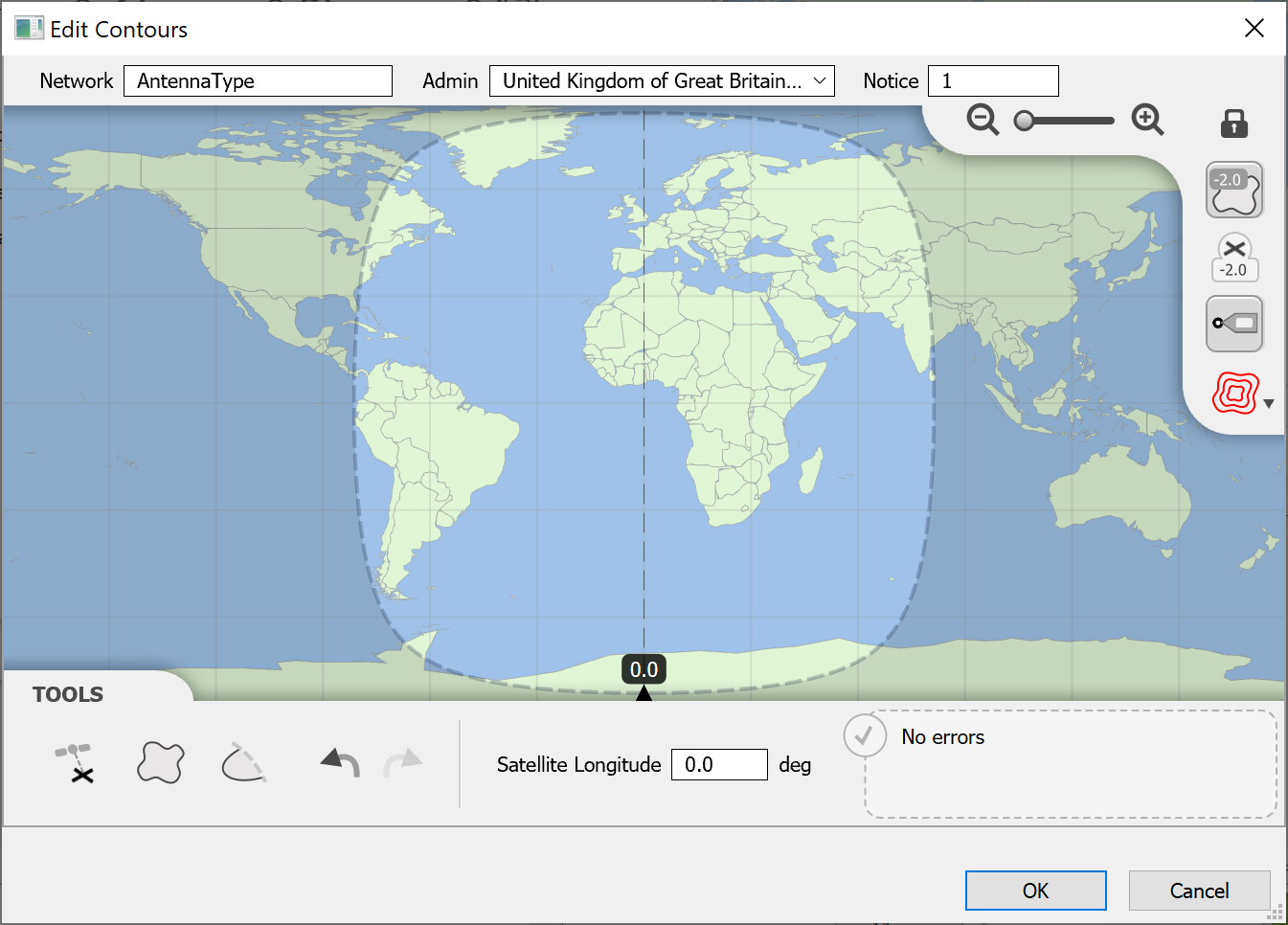 Edit Contours Dialog