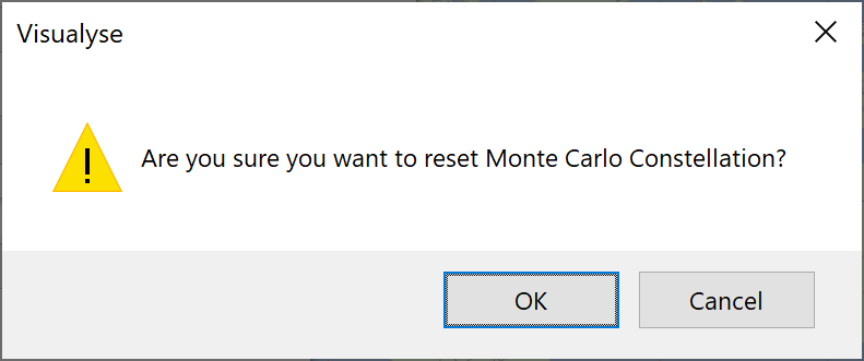 Reset Monte Carlo Constellation dialog