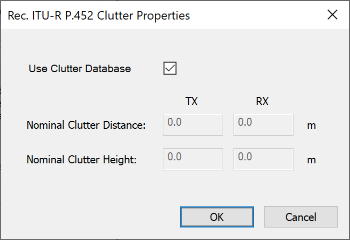 ITU-R P.452 Clutter