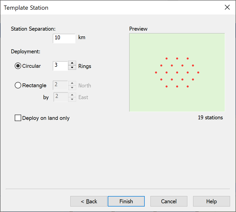 Service Area Wizard – Hexagons in Circles or Rectangular Grid