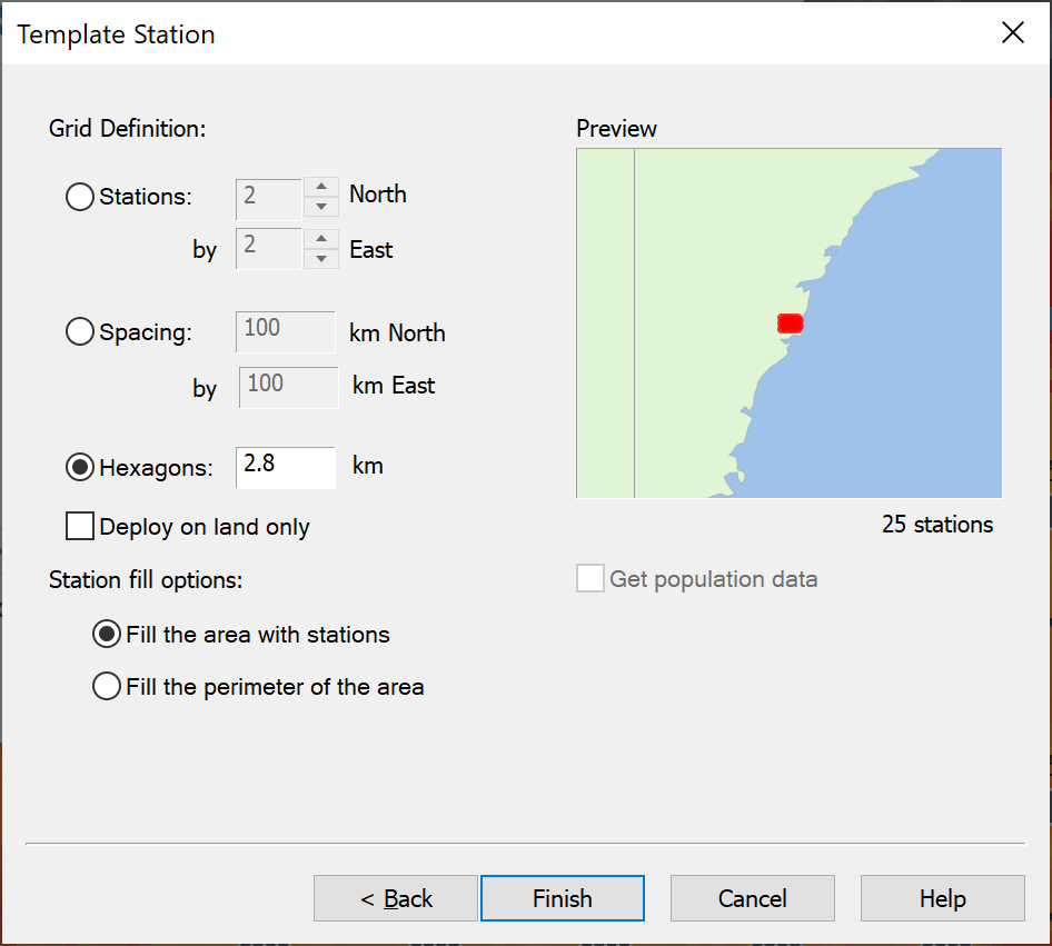 Service Area Wizard – Defining the Deployment